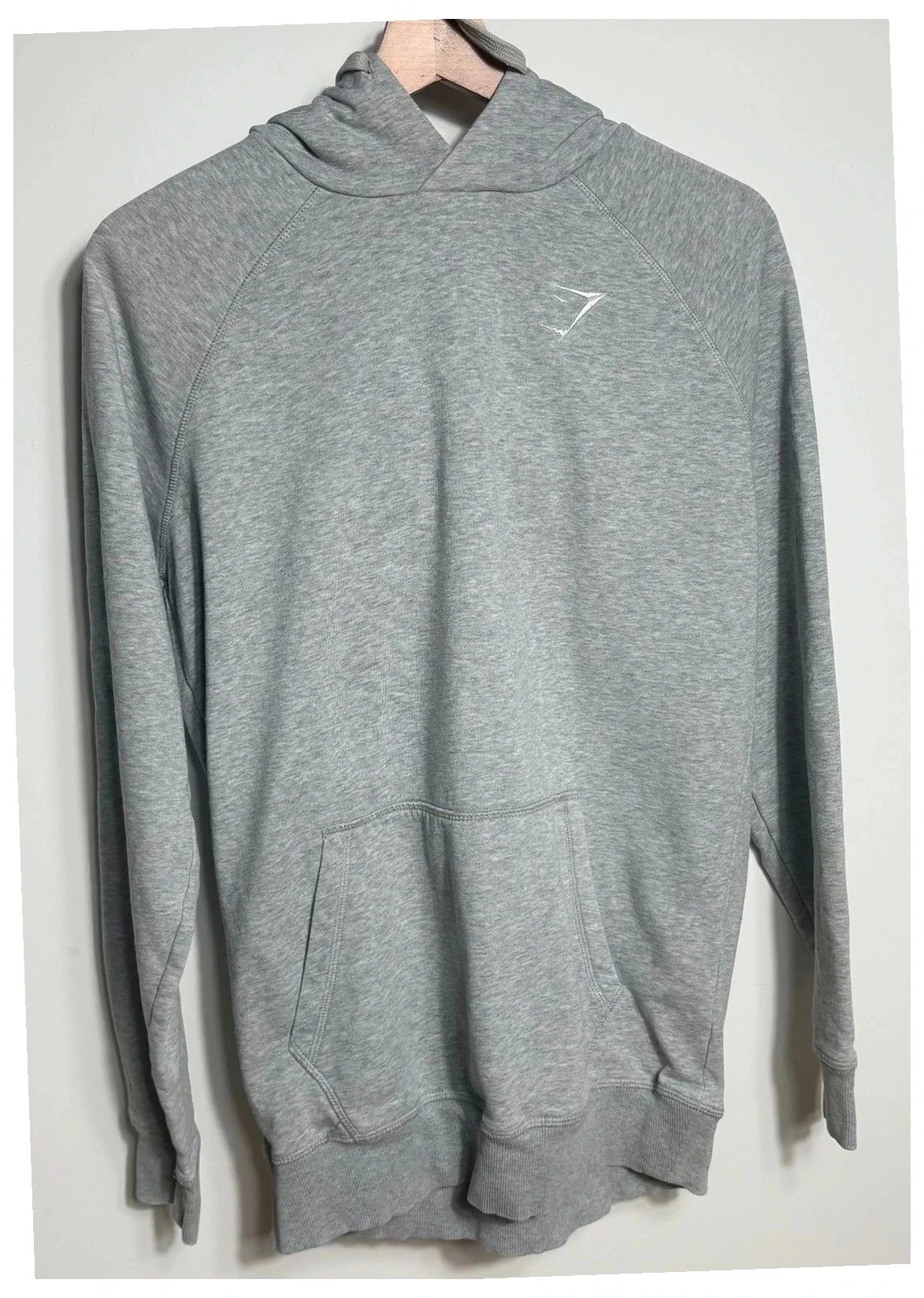 Sweat à capuche Gymshark gris chiné taille S